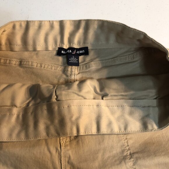 Nautica Jeans Women's Tan Shorts Size L - Picture 3 of 12